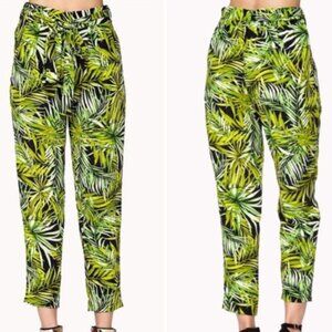 Forever 21 Printed High Waist Pants Sz XS